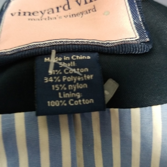 Vineyard Vines Womens Navy Blue Long Lightweight T - Picture 2 of 7